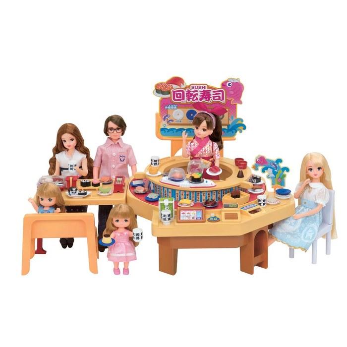 Takara Tomy Licca Rotating Sushi Doll & Playset - Multicolor - One Size