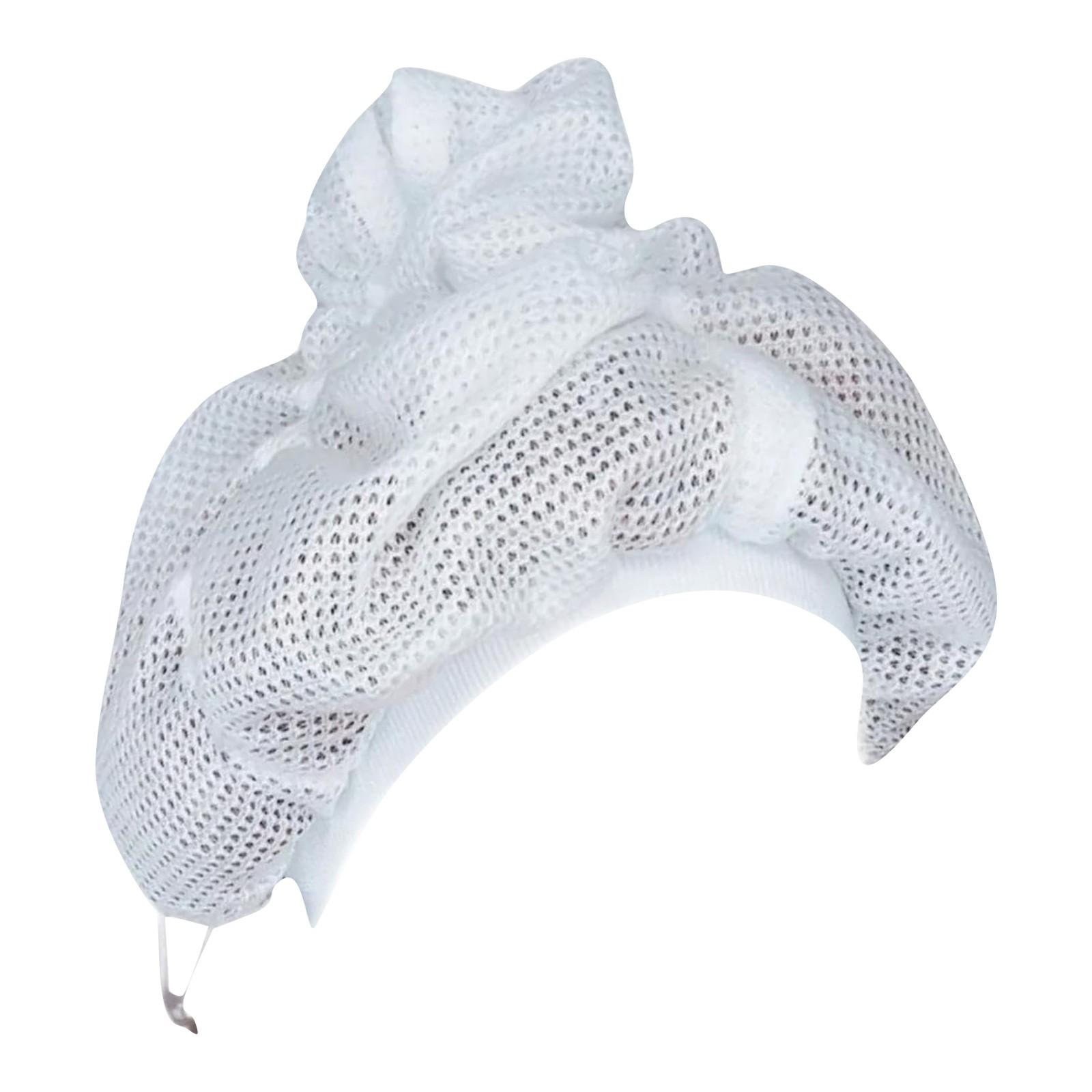 

Net Plopping Cap Flip Cap For Dry Curly Hair Drying Curly Hair With Pull Rope One Size
