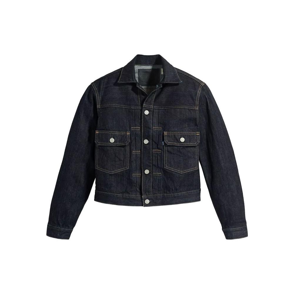 

Куртка Levis однобортная с лацканами однотонная Женские куртки Синий A5884-0000 S