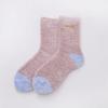 Fleece Lined Thickened Mid Calf Socks Solid Color Embroidered Coral Velvet Socks for Women Girls Macaron Colored Warm Postpartum Fleece Socks