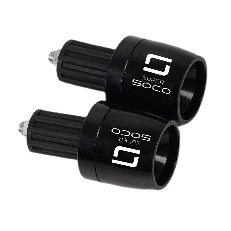 Motorcycle Handlebar Grips Handle Bar Cap End Plugs For Super Soco CPx CUmini CUx TC 50 TC Max Wanderer TCMax Accessories CNC