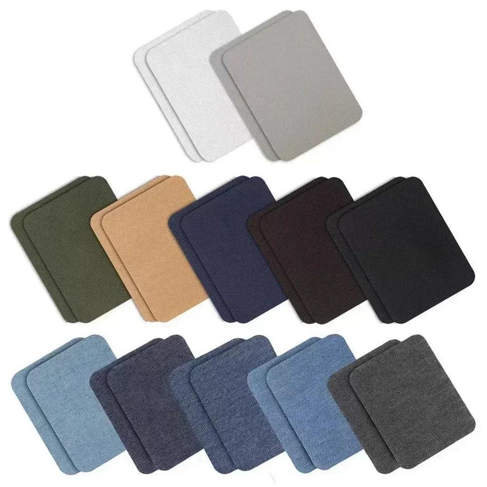 Universal 24/20Pcs Jeans Jackets Pant Knee Apparel Iron On Fabric Patches Household Iron On Clothes Repair Patches Sew Accessory