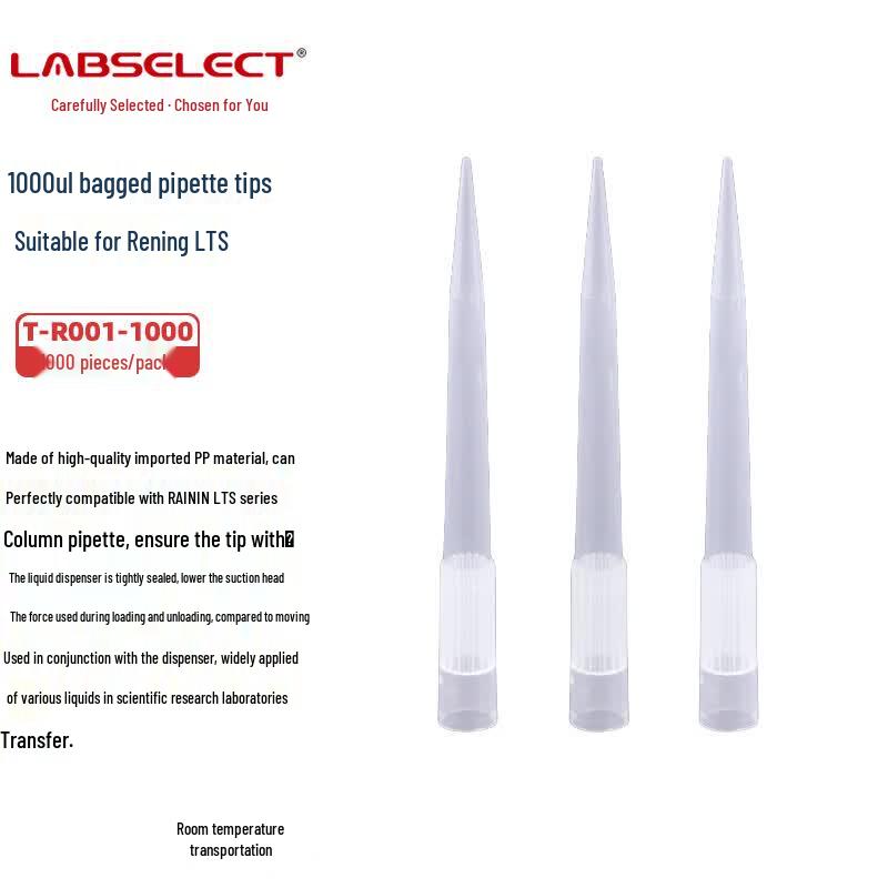 LABSELECT Pipette Tips for Rainin LTS 1000ul (1000 pcs/pack)