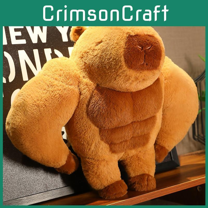Plush Muscle Capybara Toy Animal Pillow Stuffed Birthdays Gifts Decoration Room