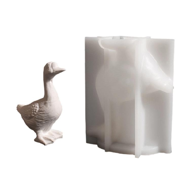 Flexible Silicone Mould Accessory for Creating Duck Candle Holders Decoration With Resin And Plaster Daily Use