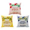 Square Throw Pillowcover Embroidered Flower Cushion Cover  Living Room/Office