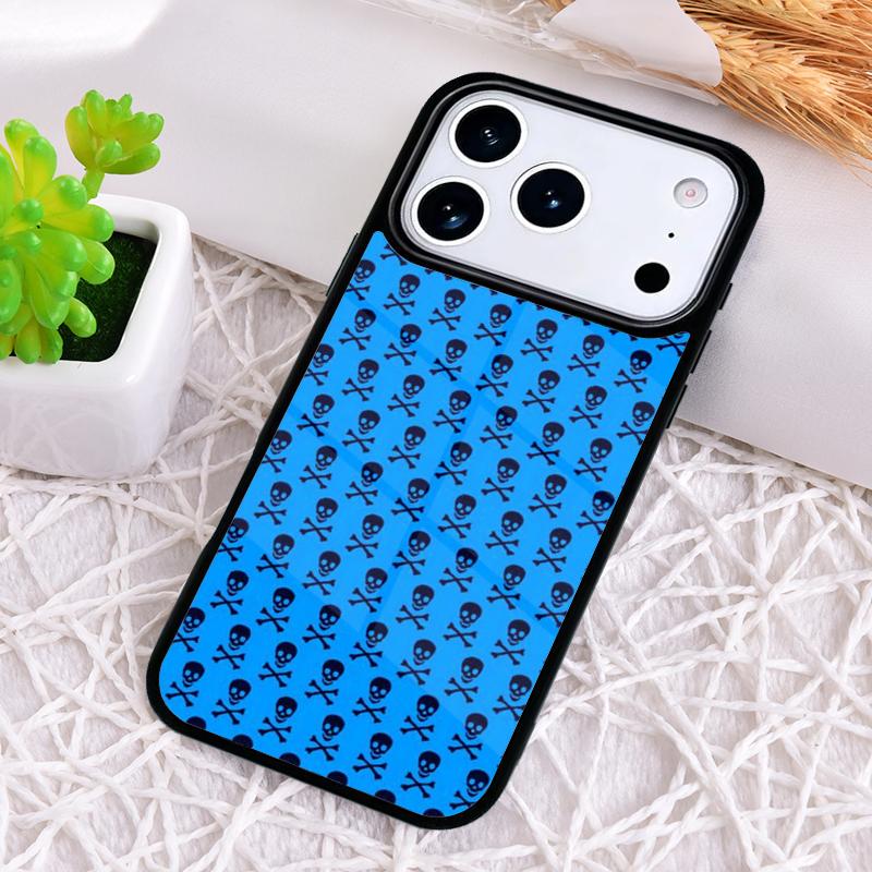 Pirate Skull Cross Bones Shockproof Phone Case for iPhone 17 Air 16e 15 11 12 14 13 Pro Max Cover Coque