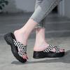 2024 Women's Slippers Summer New Fashion Women's Open-toed Slippers Square Soft Thick Bottom Casual Comfortable Beach Slippers