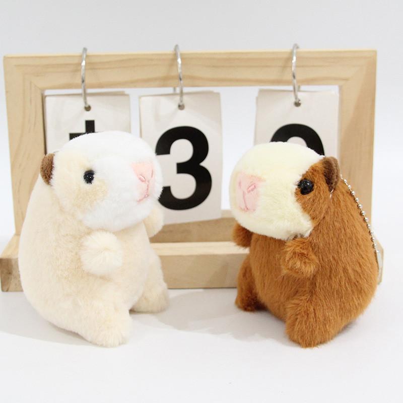Domesticated Guinea Pig Plush Keychain Cartoon Toy For Kids And Adults