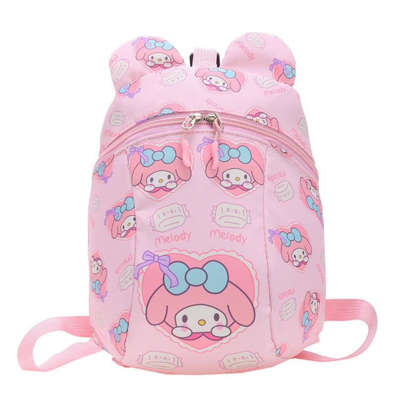 Adorable Cartoon Bunny Toddler Backpack Ultra Lightweight Pu Material Cute Print Design