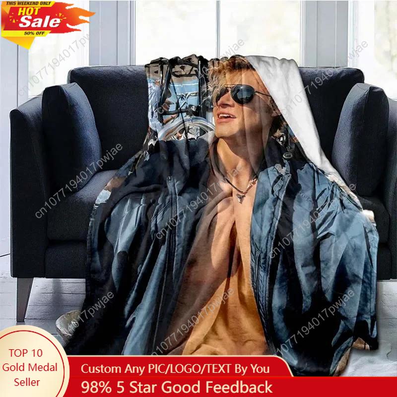 Creative Homewares Unisex Rudy Pankow Jj Maybank Blanket Flannel Plush Blanket Soft Warm Movie Blanket Bedroom Living Room Sofa Custom Blankets