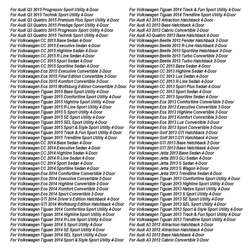 Variable Timing Solenoid Valve 06H109257A for A3 Q3 Quattro VW Jetta Eos