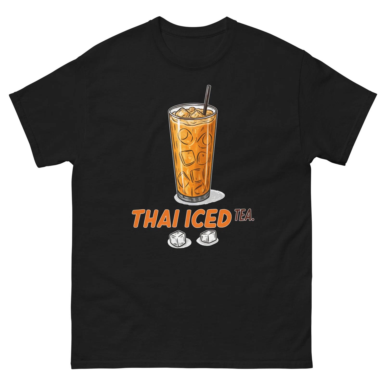 Thai Iced Tea Drink Delicious Popular Beverage T-Shirt L