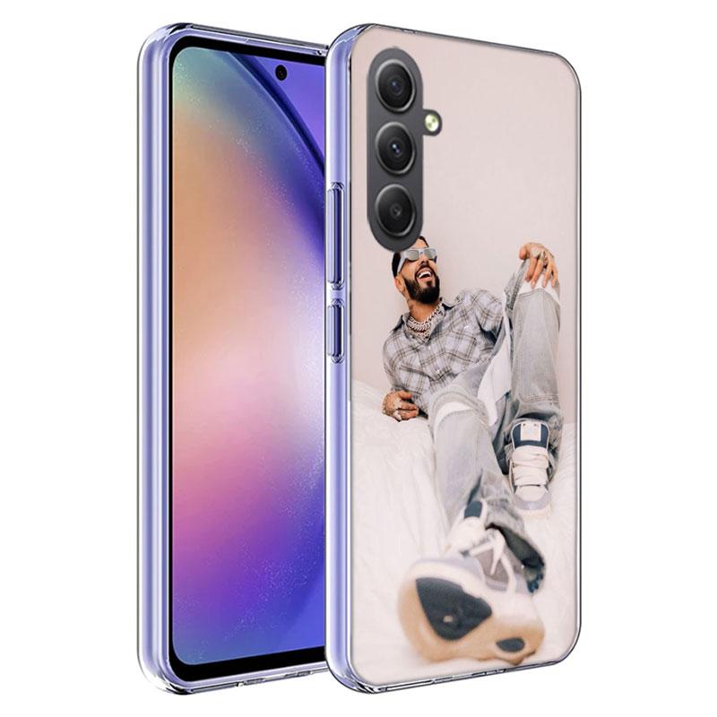 Rapper A-Anuel AA Real Phone Case for Samsung A16 A26 A36 A56 A17 A37 A57 A07 A06 A02S A03 A04S A05S Galaxy Note 20 10 A50S A71