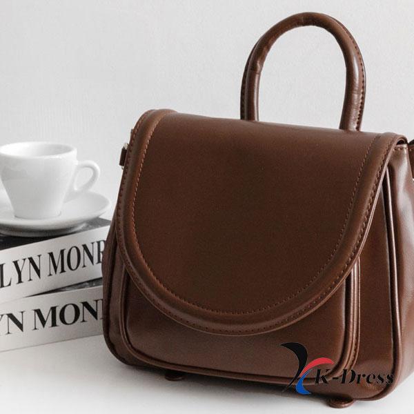 Classic Round Flap Mini Backpack (2 Colors)