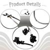 Metal Front Twin Brake Caliper Master Cylinder Kit for Go Kart Golf Cart UTV 4 Wheeler Easy Install