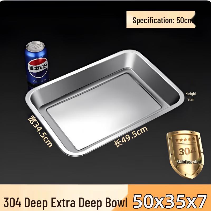 

Shengxinhui 304 Stainless Steel Commercial Multi-Purpose Tray (10-Pack)