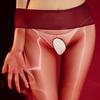 High-density Seamless Stockings - Sexy Aurora Glossy Ultra-Thin Open-Air Pantyhose Base Layer Pants