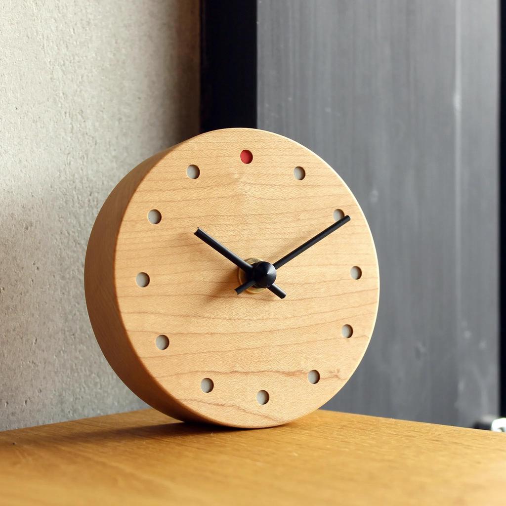 Hacoa Wall Clock Maple Mini-M H152-M