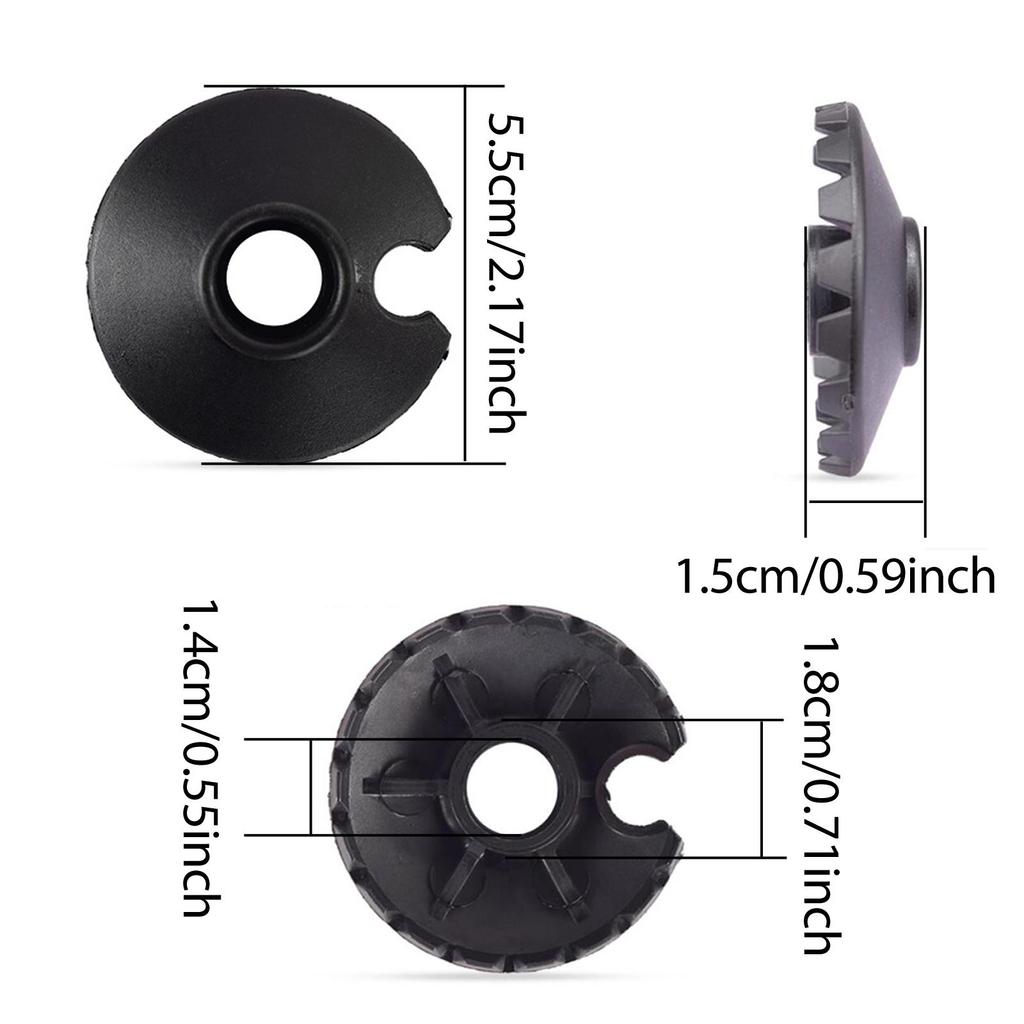 Walking Sticks Replacement Tip Protector Strong Round Basket Ski Accessory for Spare Parts for Skiing