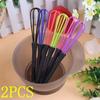 1/5Pc New Portable Manual Egg Beater Kitchen Baking Plastic Mixing Cream Frothing Tool Hair Salon Hair Dye Mixing Products