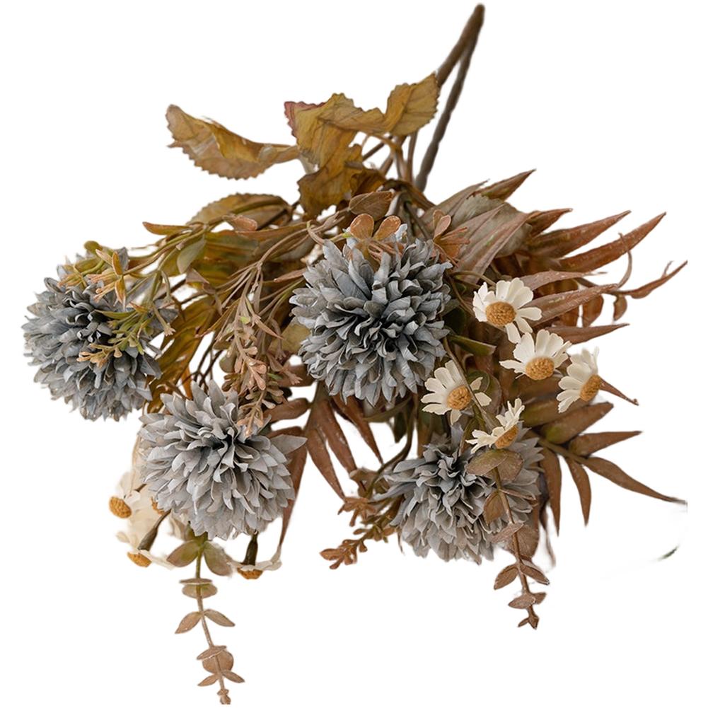 Artificial Chrysanthemum Arrangement 31cm Multi-Color Cloth Fabric Fake Flowers For Wedding Decoration And Home Decor