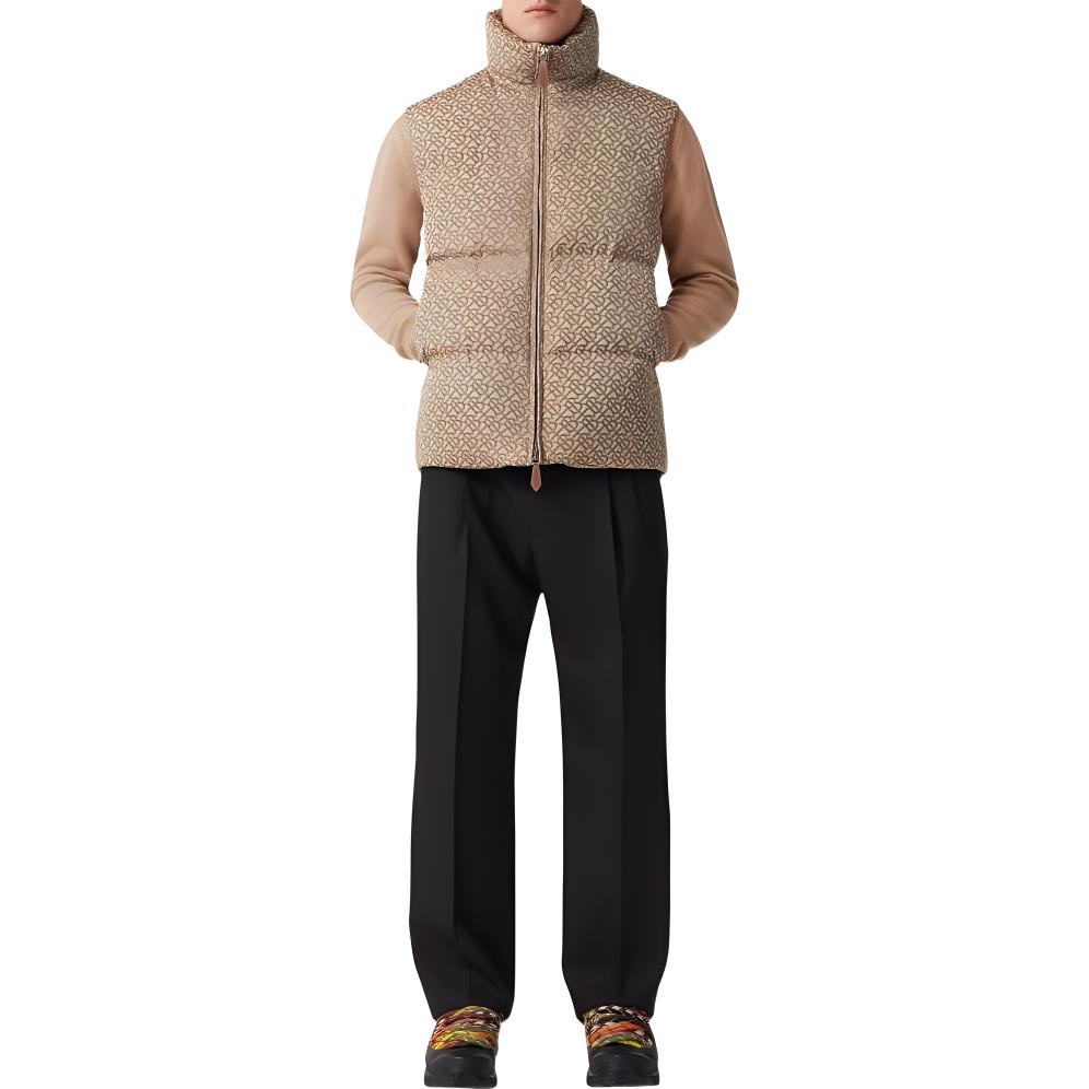 Burberry Monogram print Puffer Gilet 80585431