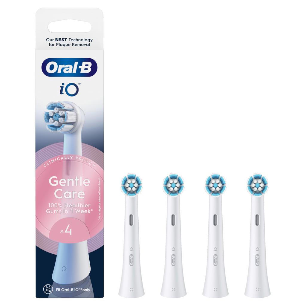 Oral-B Io Gentle Care White Toothbrush Head 4 Pcs. Original Soft