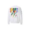 Puma x Butter Goods Colorblock Letter Print Loose Fit Sport Crew Neck Sweatshirt Men Tops White 532440-02