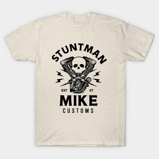 T-Shirt Uomo Urban Backwoods Stuntman Mike – Maglia Premium 100% Cotone, Vestibilità Regolare, Stampa Fotorealistica