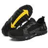 Hollow creek shoes large size outdoor hiking wading shoes casual non-slip men's spot 2025