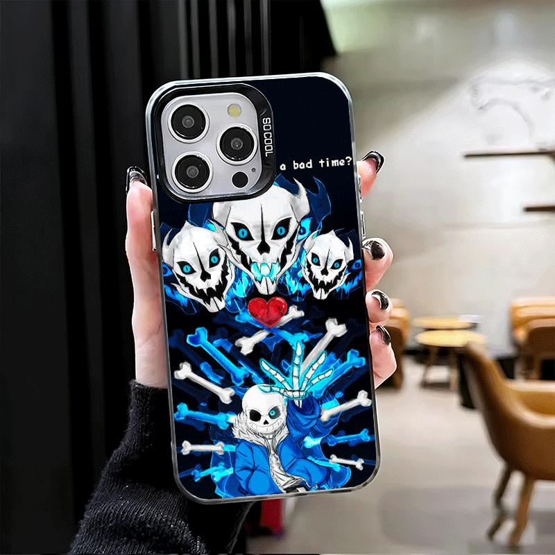 U-Undertale S-Sans Soft Phone Case for iPhone 15 16 17 Pro Max 17Air 16E 14 Plus 13 12 Mini Shockproof Cover Back Shell