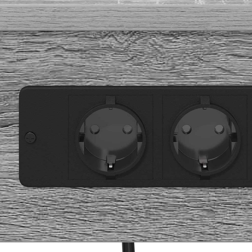Nightstand Set (2 pcs) Grey Sonoma 41 x 31 x 51 cm Particleboard