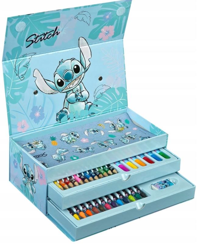 Stitch - Zestaw Artykułów Plastycznych 44 Elementy  - Stli4140