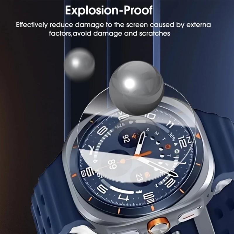 3PCS Premium Tempered Glass Film for Samsung Galaxy Watch 8 40MM 44MM 8 Classic 46mm Ultra 2 47mm