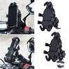 Motorcycle Phone Holder Vibration Damping System Universal Smartphone Clamp Quick Adjust Mount Shockproof For Bike