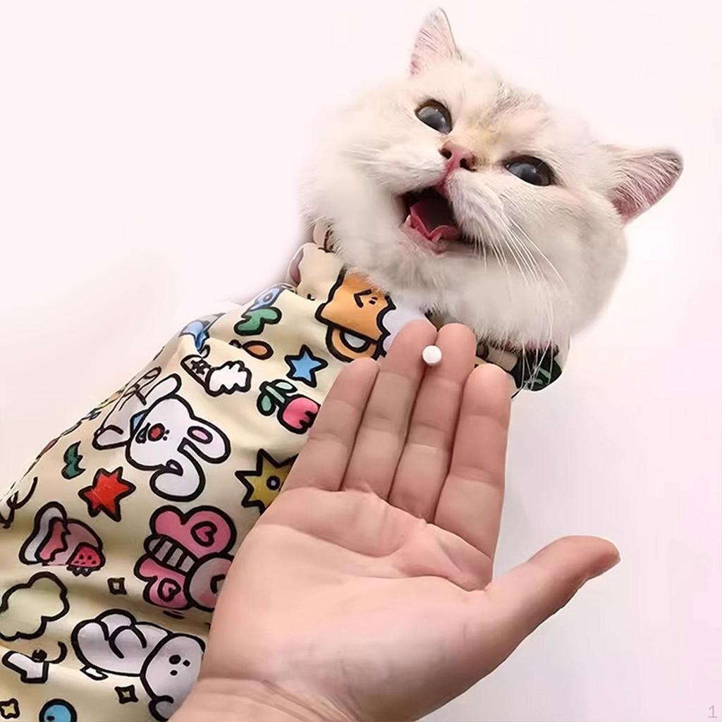 Cat Grooming Wrap Blanket Anti Scratch for Brushing Soft Cloth Pet Tool Multipurpose Nail