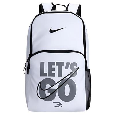 Polyester Backpack Unisex Pure White Lightweight Casual NY2413020GS-001