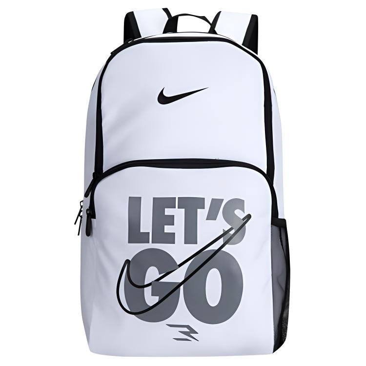 Nike Polyester Backpack Unisex Pure White Lightweight Casual NY2413020GS-001