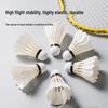 Xu Lin Goose Feather Badminton Shuttlecocks (12-Pack)