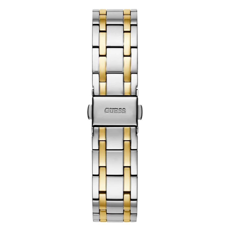 Guess Cosmo Diamonds Series Silver Dial Two-Tone Stainless Steel Strap Women's Quartz Watch - GW0033L4
