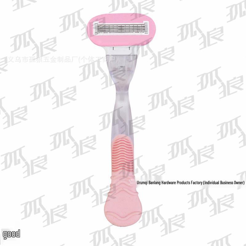 Women's 5-Blade Pink & Blue Razor for Hair Removal - Underarm & Private Areas