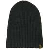 North Peak NP-9397 Beanie Knit Cap, 2-Way, Black, One Size Fits All