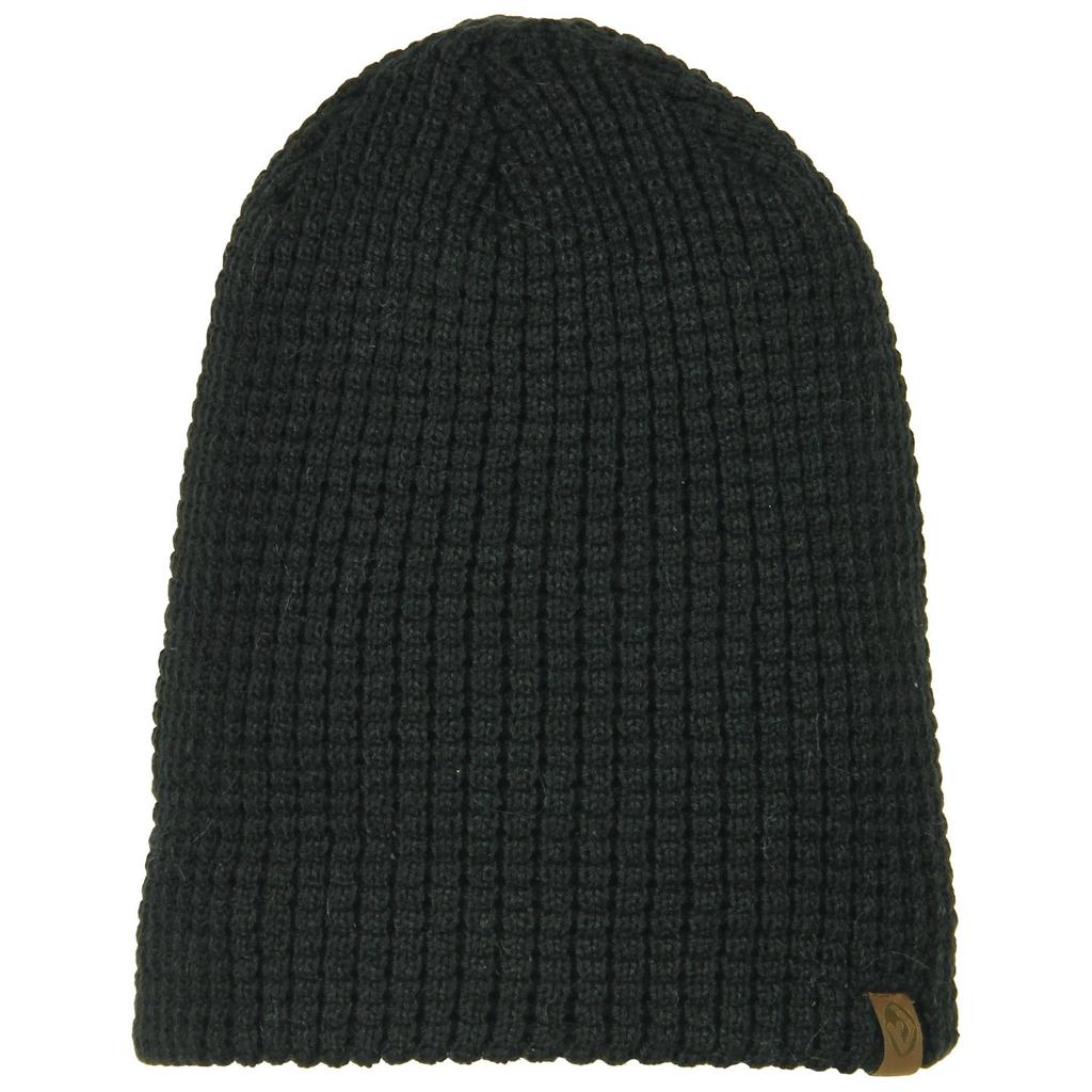 North Peak NP-9397 Beanie Knit Cap, 2-Way, Black, One Size Fits All