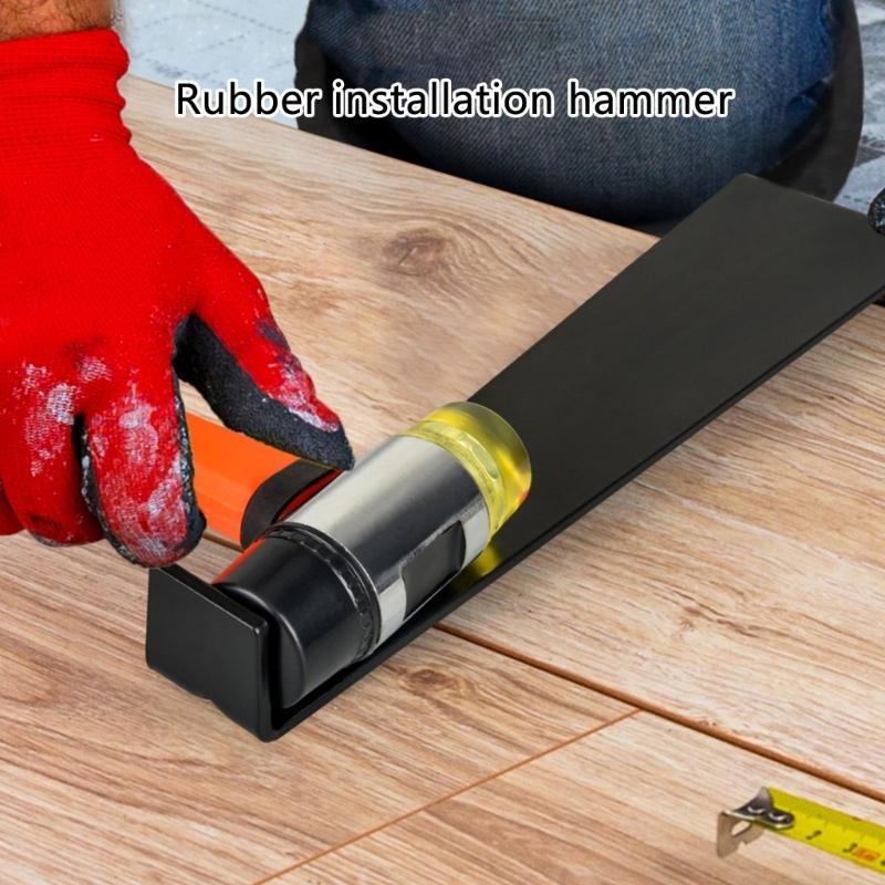 Laminate Wood Flooring Installation Kit with Spacers Hardwood Floor Fitting Tool Set Tapping Block Pull Bar and Mallets