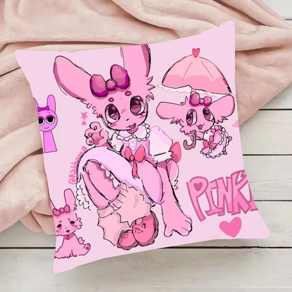 Boykisser Silly Cat Cute Pillow Case Pillowcase Anti-dustmite Pillow Invisible zipper silky short plush Sofa cushion cover
