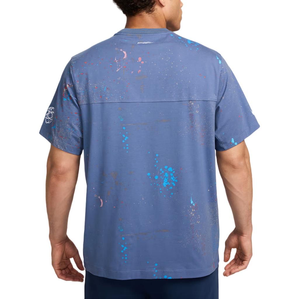 Nike X Futura Paris Olympic Series SS24 USA M NK Collection Splash Design Breathable Fashion Print Casual Versatile Short Sleeve T-Shirt FQ7114-491