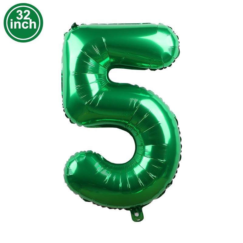 Multi Color Large Numbers 1 Balloon 32Inch 1 2 3 4 5 6 7 8 9 Birthday Ball Red Digit Bachelorette Balloons Figure Golob Balloons