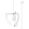 Lampa Wisząca Tres 1 E27 Biały Sollux Sl.0929