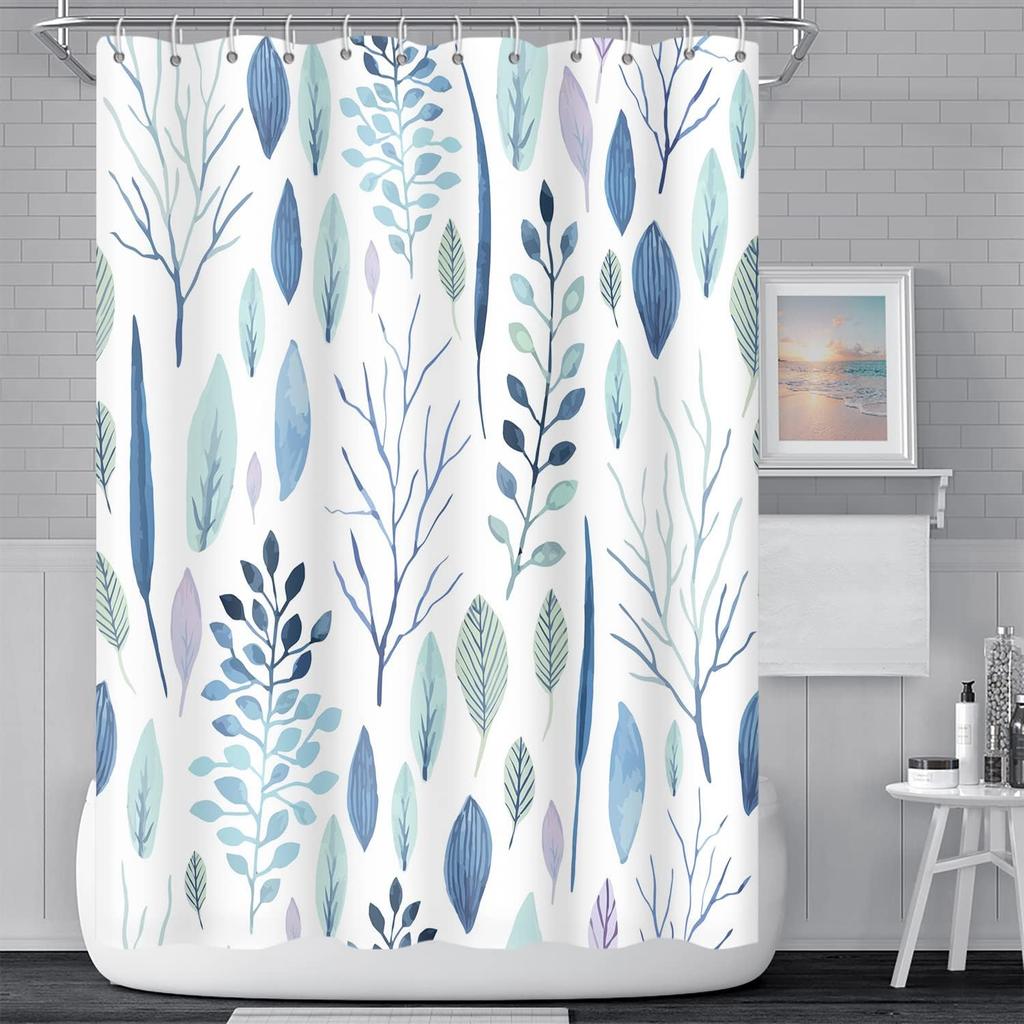 Cartoon Dinosaur Shower Curtains Colorful Cute Dino Funny Animals Pattern for Kids Neutral Shower Curtain Waterproof Fabric